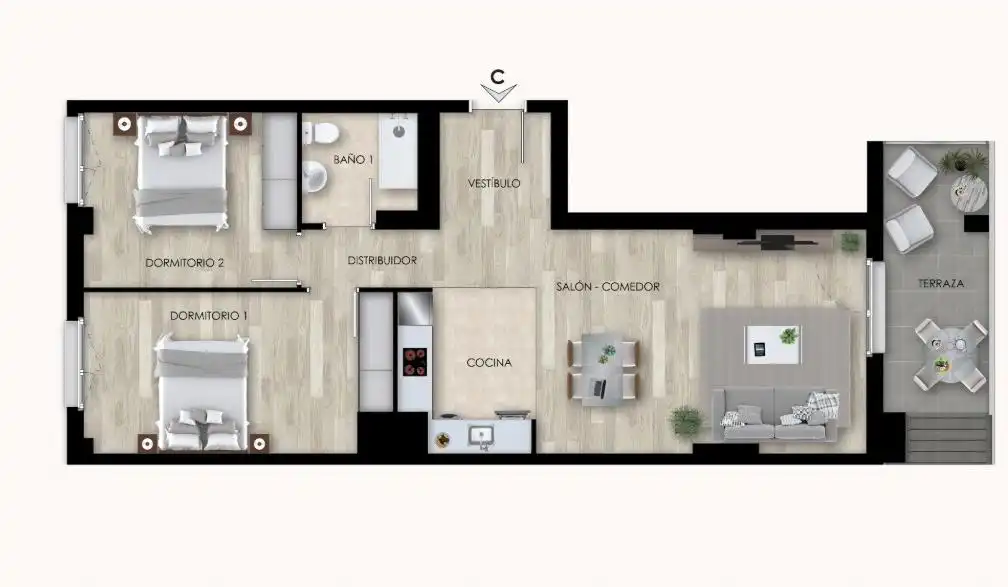 Flat with lift for sale in Calle Calle Galzapalea, imagen 3