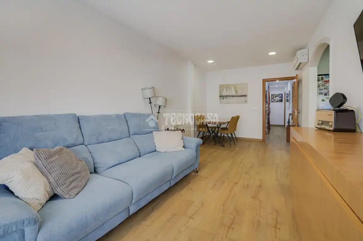 Sala de estar de Piso en venta en Mataró con Aire acondicionado, Calefacción y Parquet