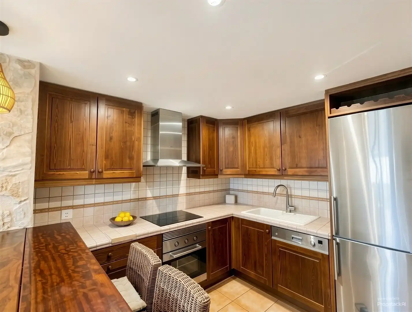 Küche von Wohnung zur Miete in Mancor de la Vall mit Klimaanlage, Heizung und Terrasse