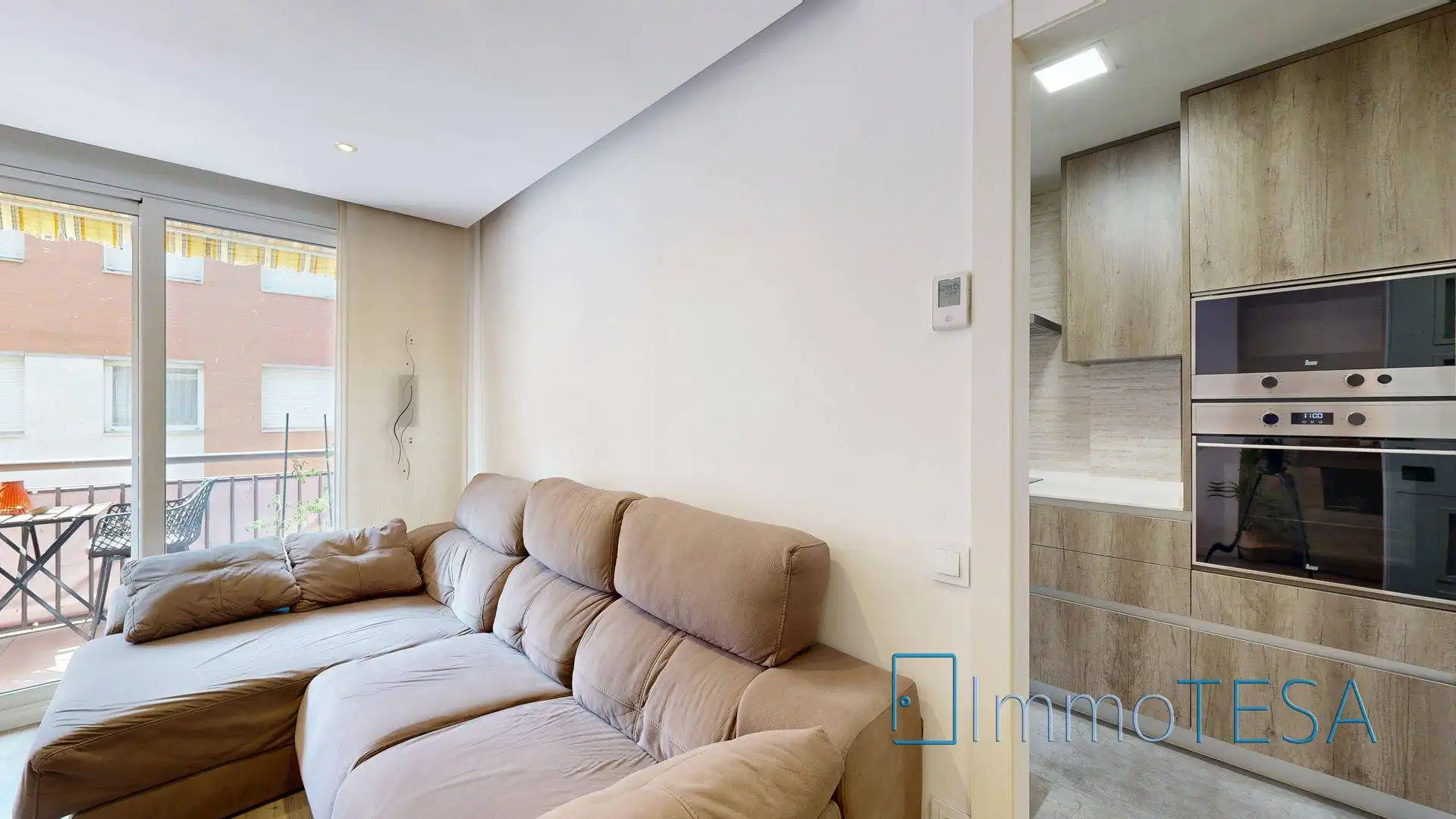 Living room of Flat for sale in Sabadell  with Air Conditioner, Heating and Parquet flooring