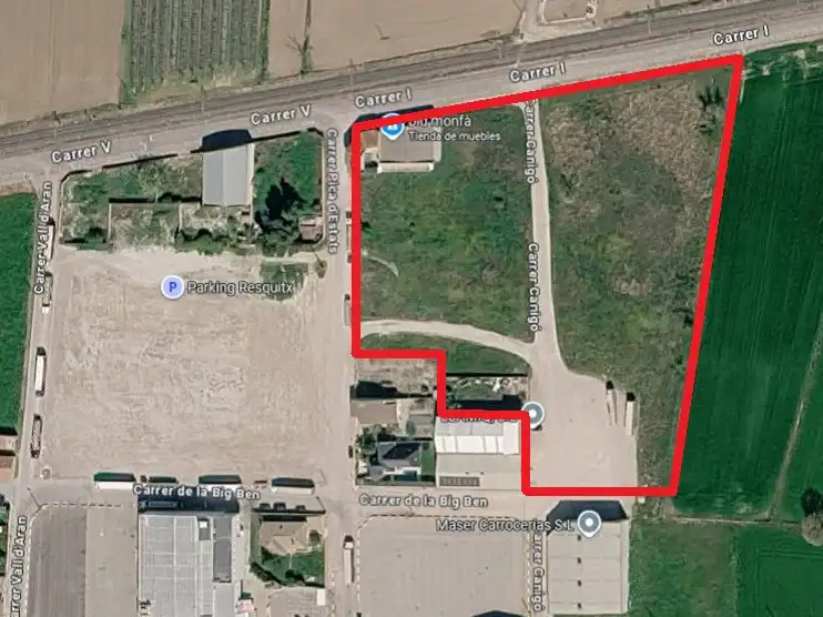 Exterior view of Industrial land for sale in Golmés