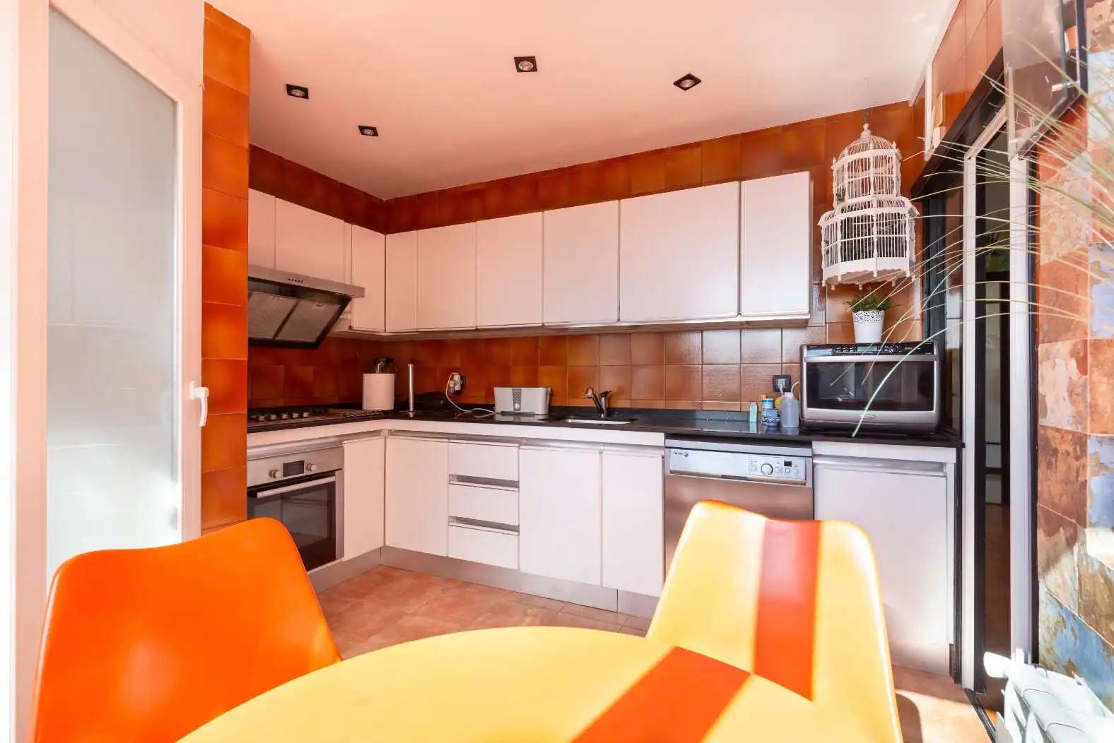 Kitchen of Attic for sale in Madrid  with Heating, Terrace and Storage room