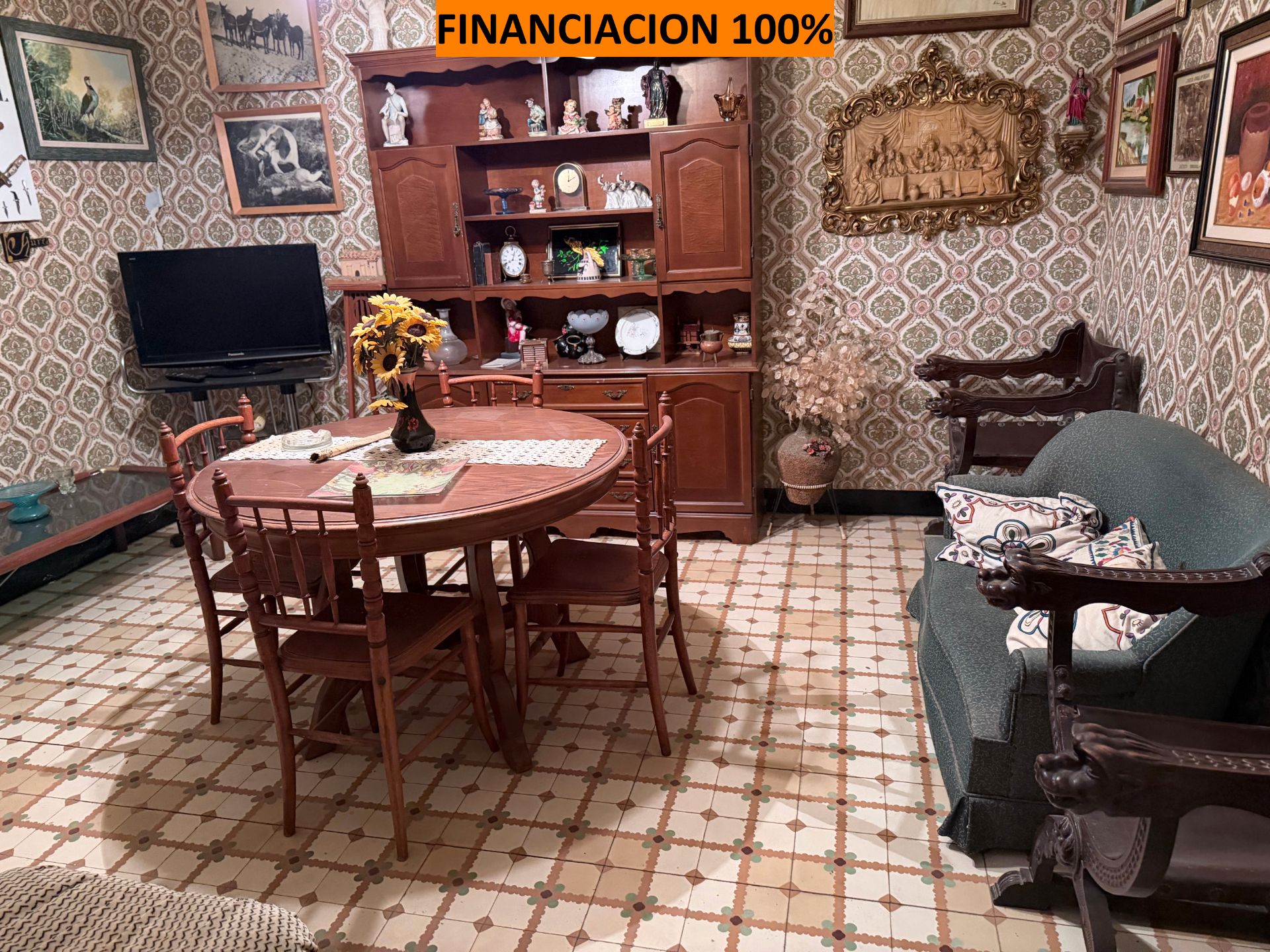 Menjador de Casa o xalet en venda en Ejea de los Caballeros amb Terrassa, Traster i Balcó