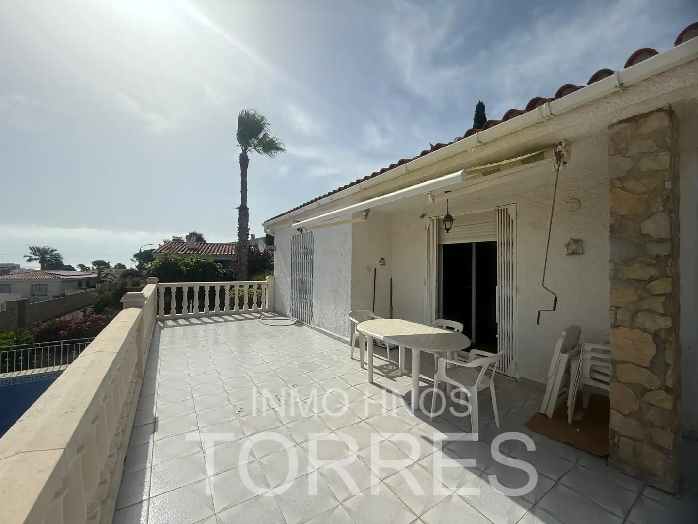 Terrassa de Casa o xalet en venda en Peñíscola / Peníscola amb Jardí privat, Terrassa i Piscina