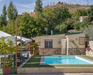 Swimming pool of Country house for sale in Huétor Vega  with Air Conditioner, Private garden and Terrace