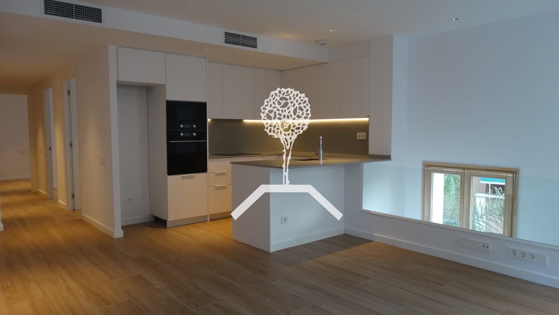 Cuina de Pis de lloguer en Viladecans amb Aire condicionat, Calefacció i Balcó