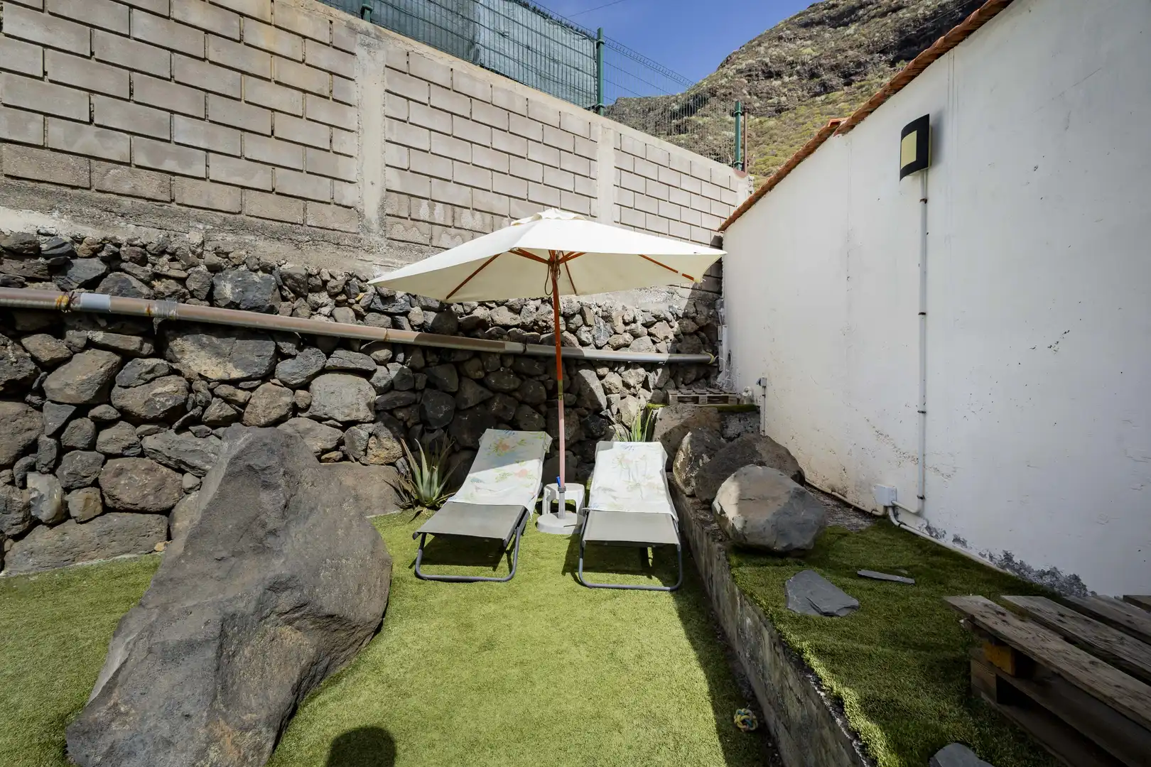 Terrasse von Haus oder Chalet zur Miete in Araya