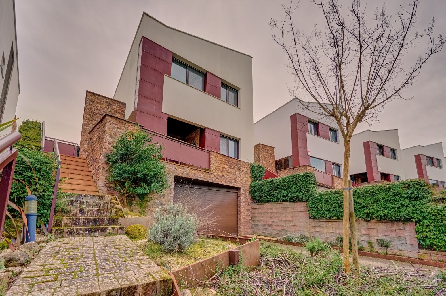 Exterior view of House or chalet for sale in Egüés  with Heating, Private garden and Parquet flooring