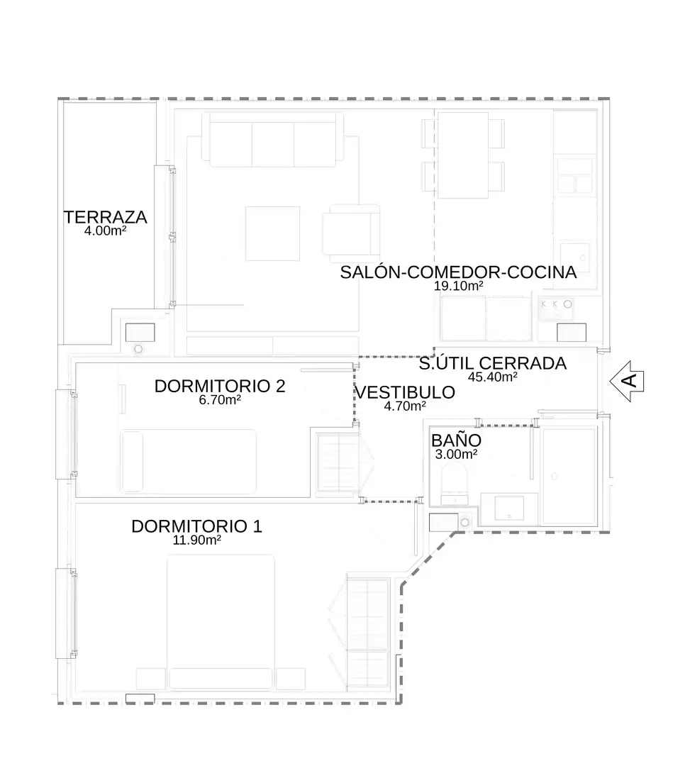 Piso de obra nueva con piscina en venta en CASTILLA LA MANCHA 4, imagen 2