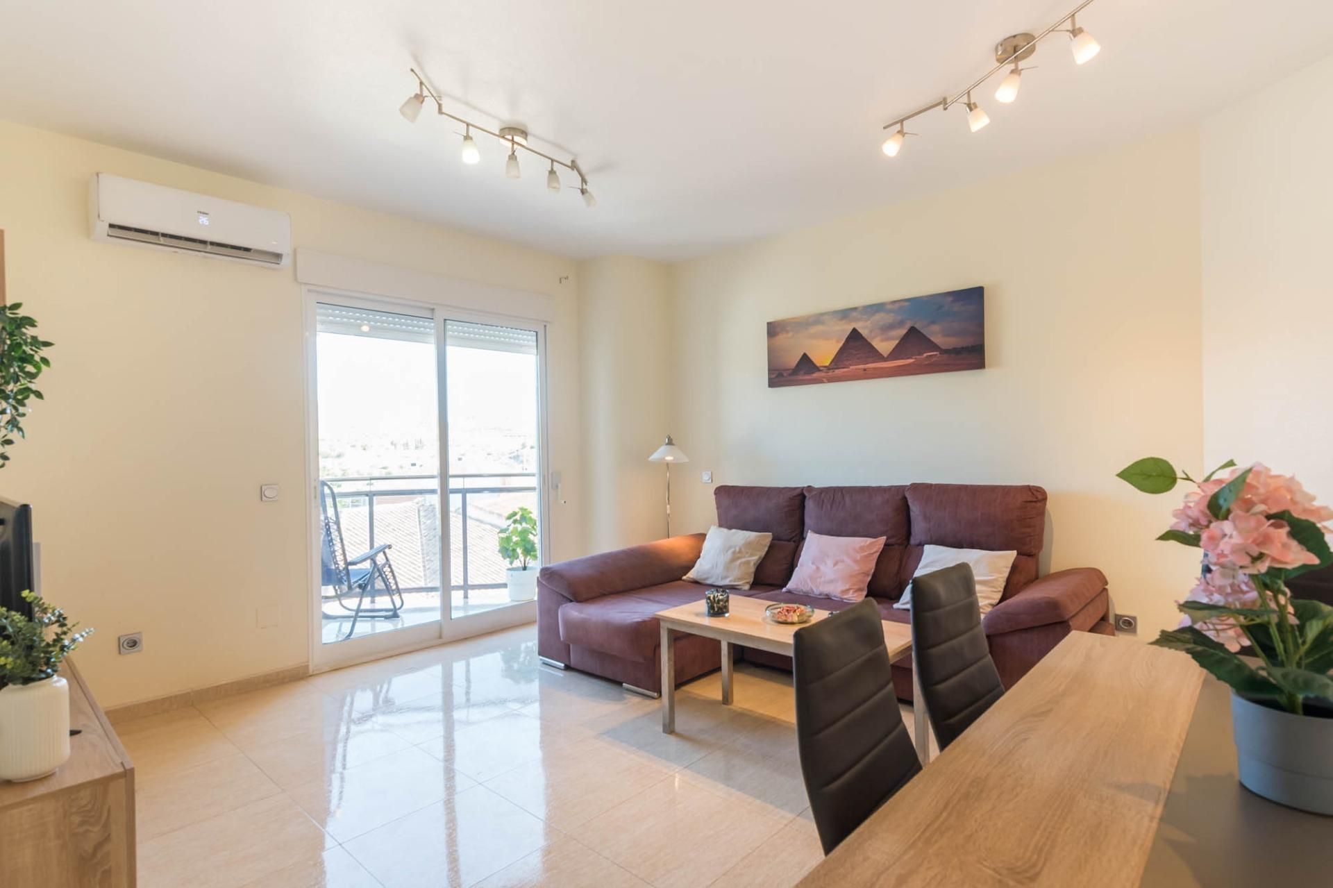 Living room of Flat to rent in  Murcia Capital  with Air Conditioner, Heating and Terrace