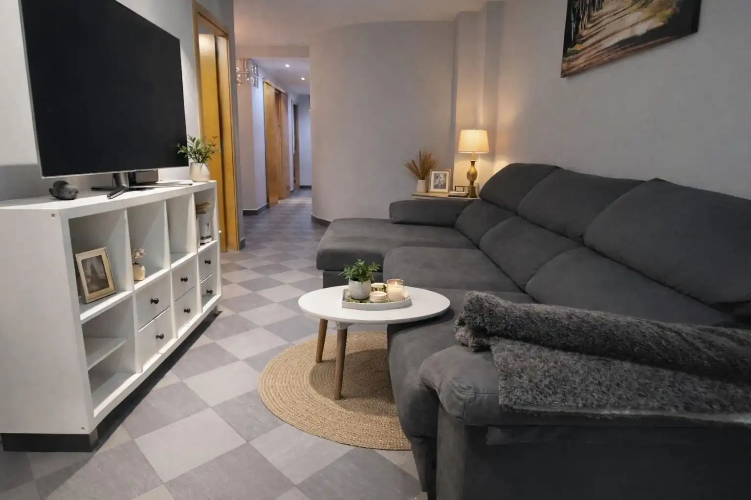 Sala de estar de Piso en venta en Mataró con Calefacción y Balcón