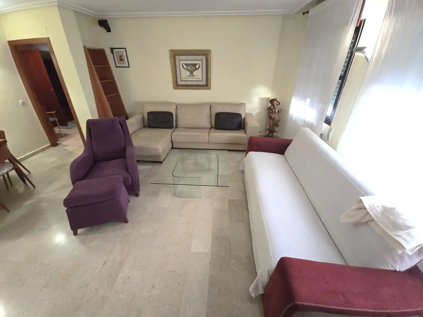 Living room of Apartments for rent in Cáceres  with Air Conditioner, Heating and Terrace