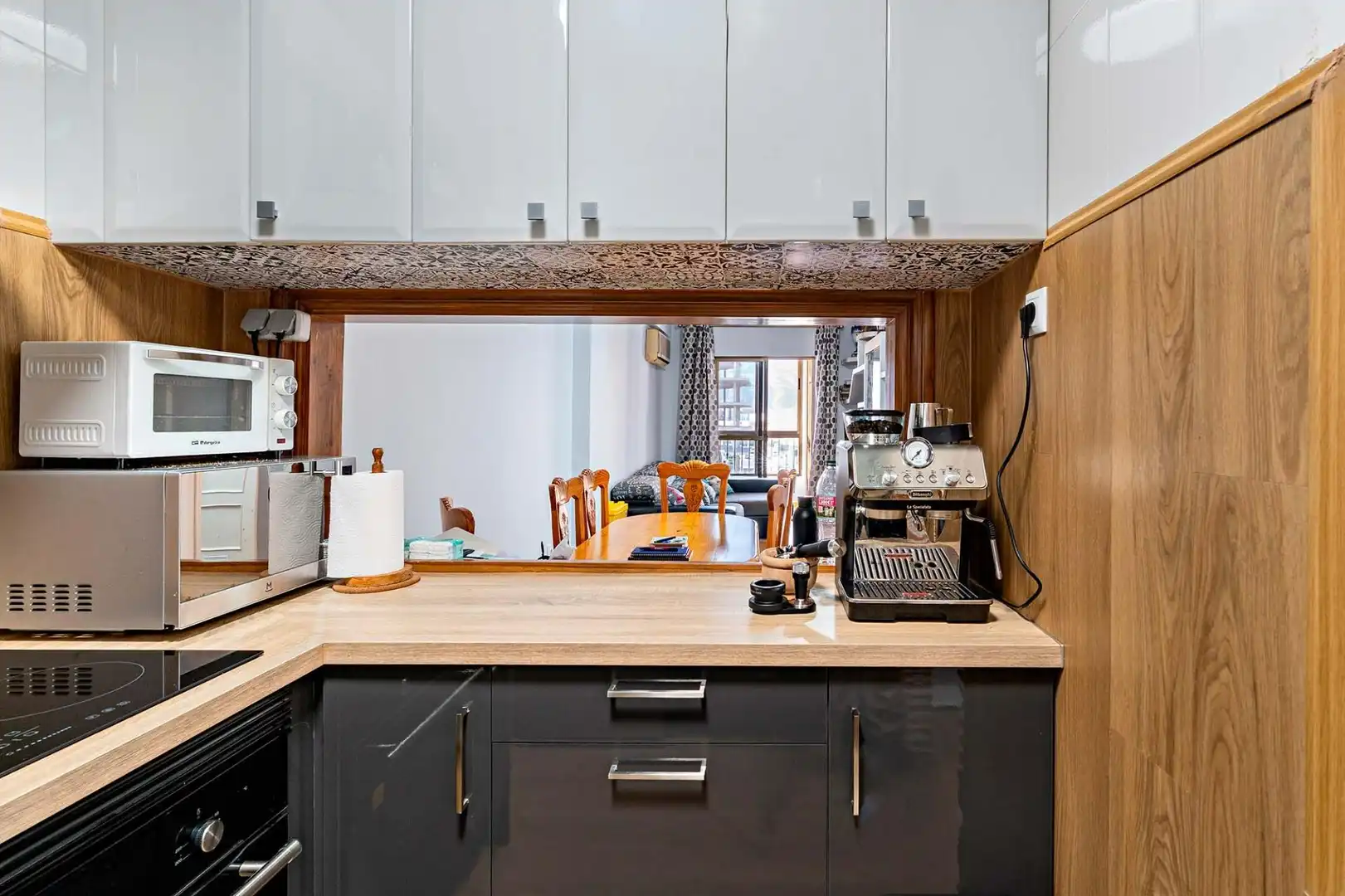 Küche von Wohnung zum Verkauf in El Ejido mit Klimaanlage, Parkett und Terrasse
