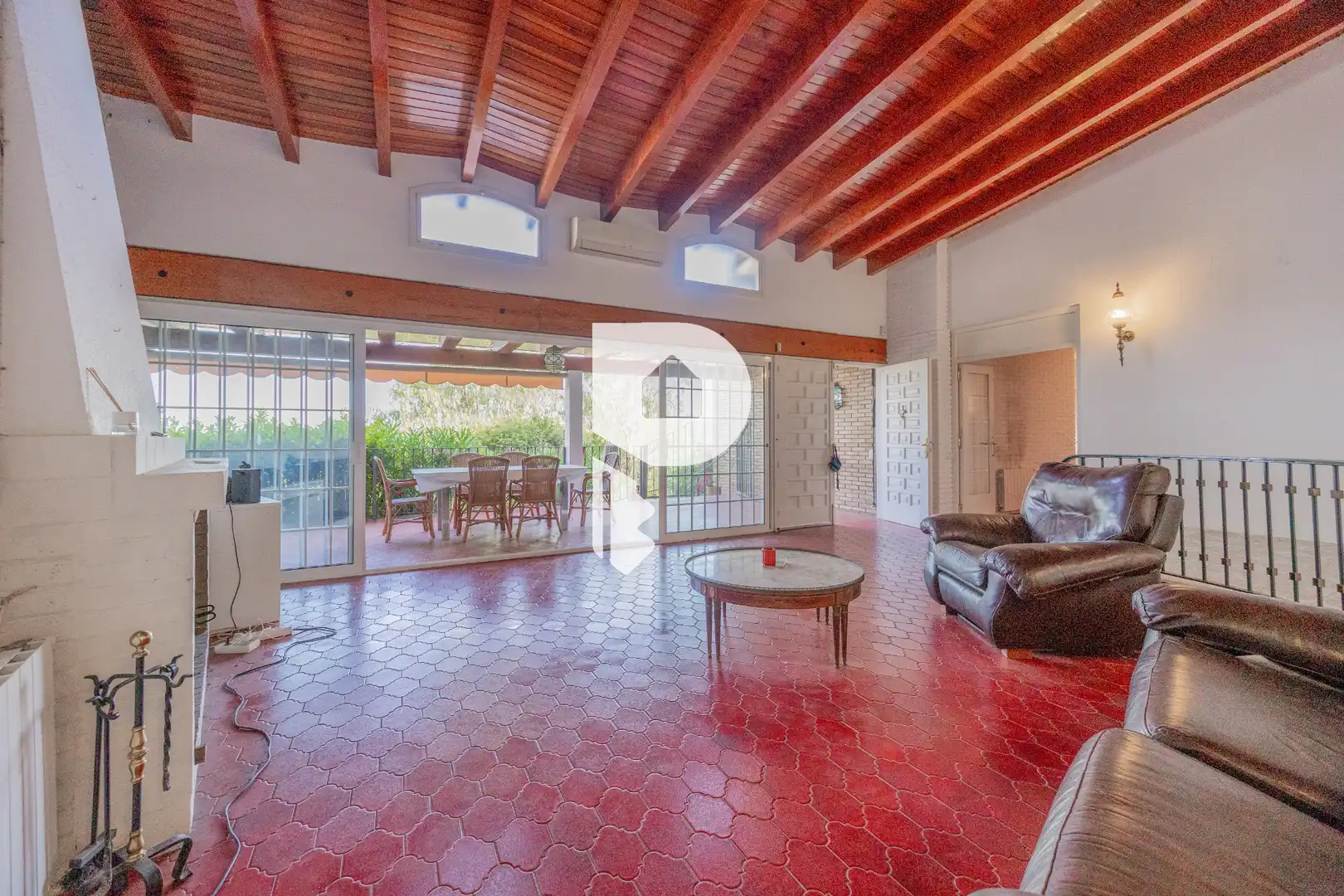 Living room of Houses for sale in Pallejà  with Air Conditioner, Heating and Private garden