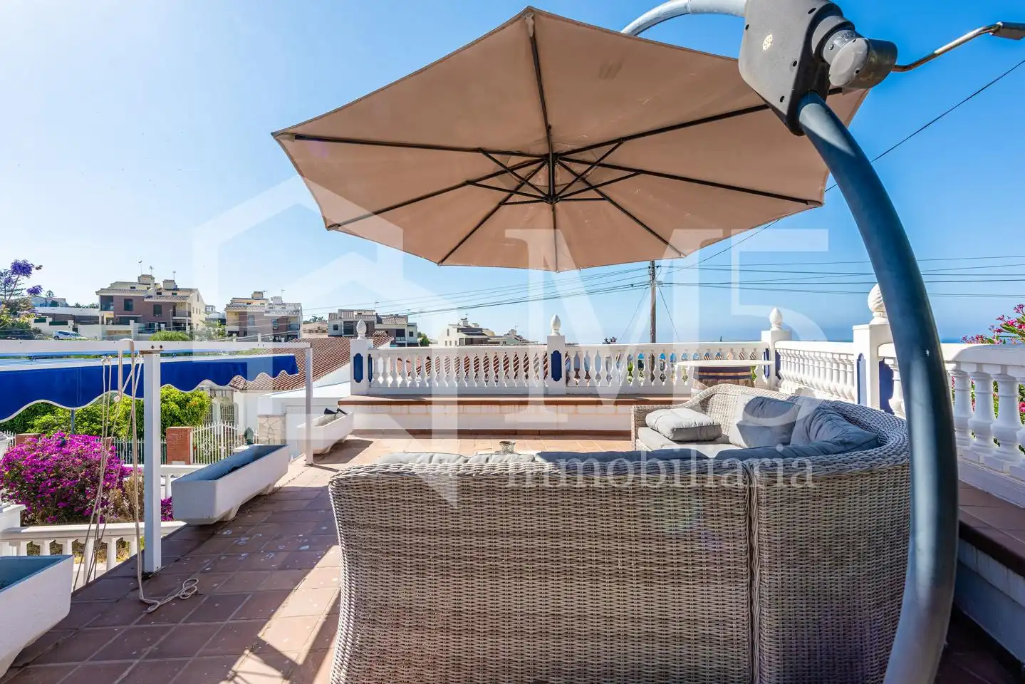 Terraza de Casa o chalet en venta en Vélez-Málaga con Jardín privado, Terraza y Piscina