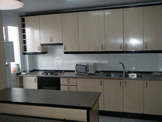 Kitchen of Flat for sale in Cáceres Capital  with Heating, Terrace and Storage room