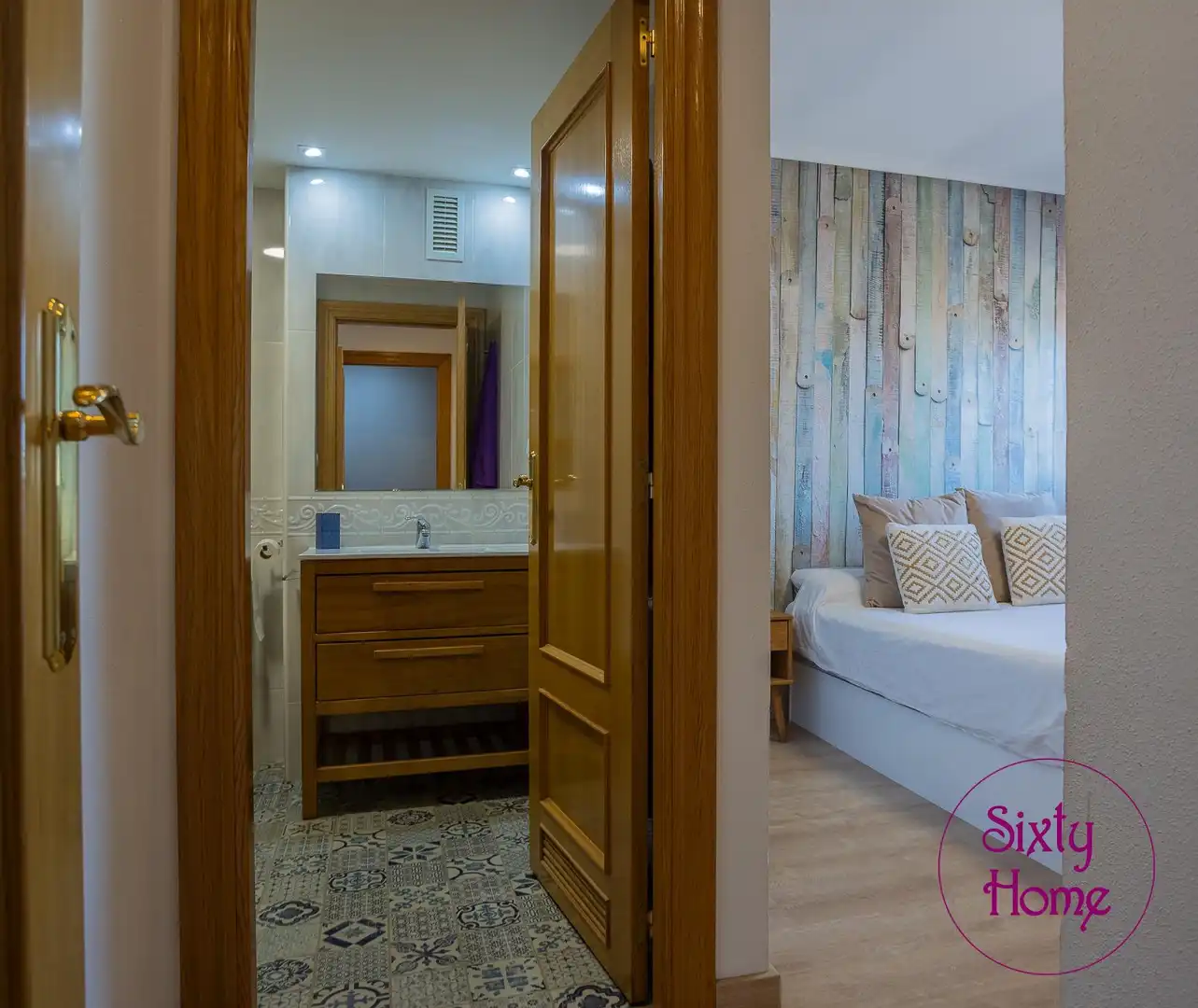 Bedroom of Flat for sale in Zaragoza  with Air Conditioner, Heating and Terrace