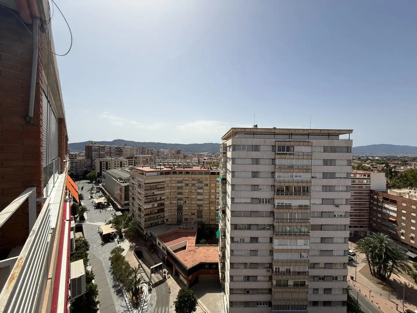 Vista exterior de Piso de alquiler en Murcia con Aire acondicionado, Terraza y Amueblado