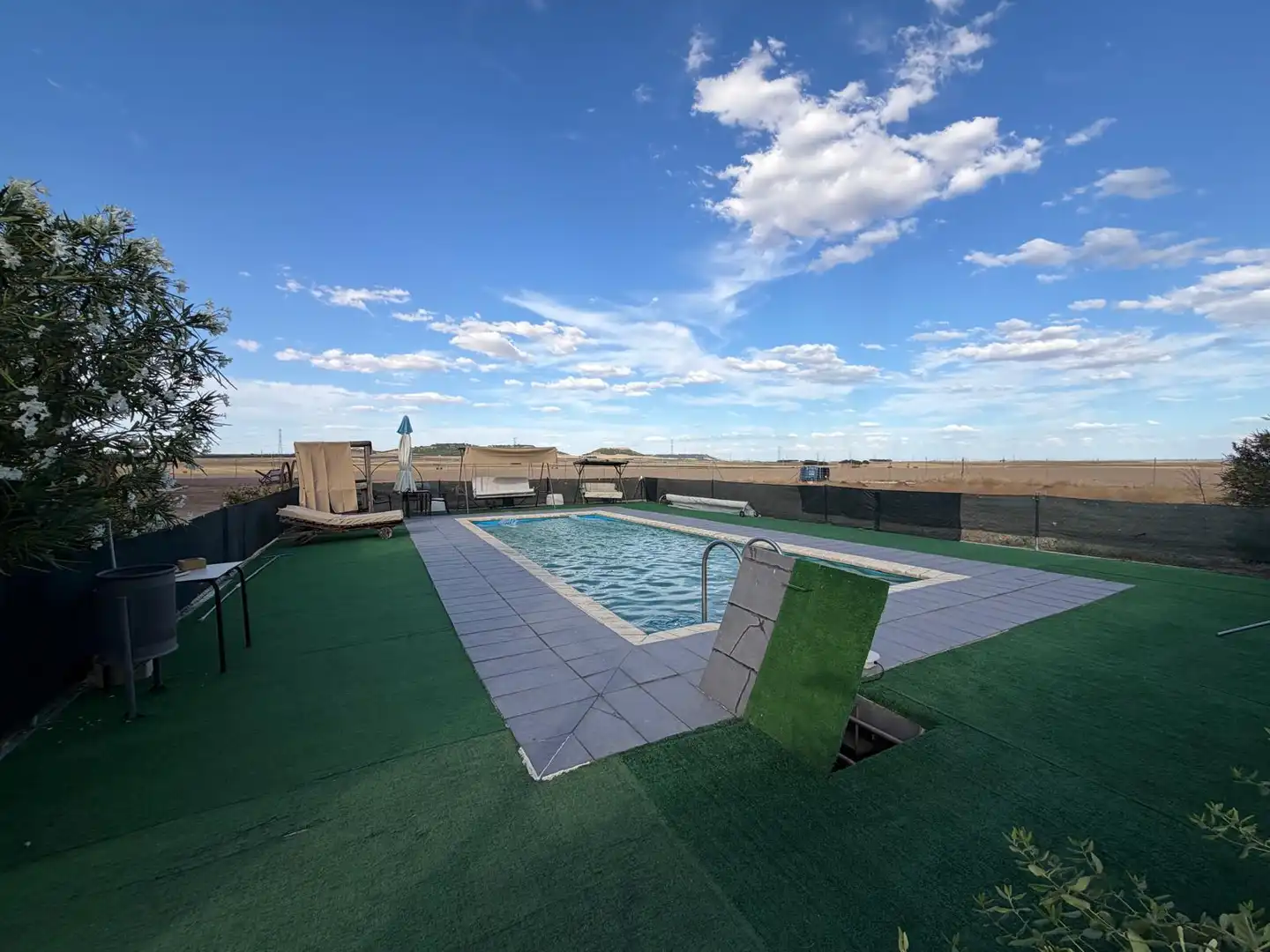 Swimming pool of Country homes for sale in Tordesillas  with Private garden, Terrace and Storage room