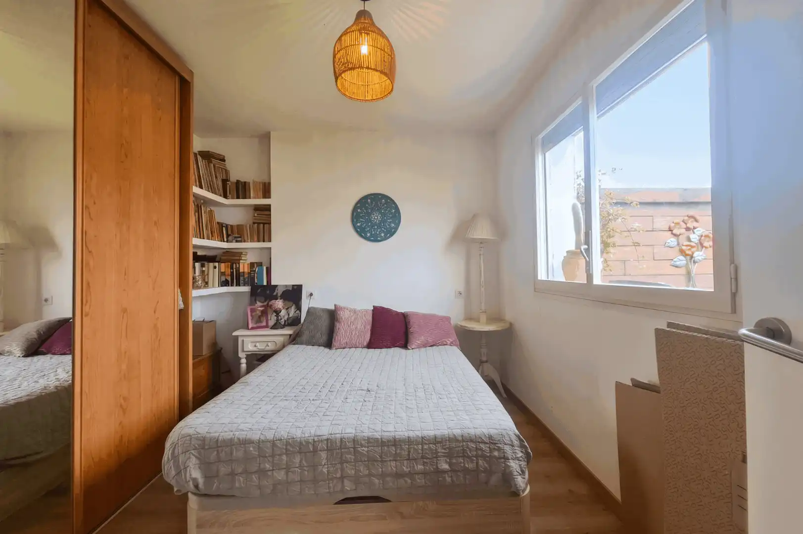 Bedroom of Flat for sale in Castelldefels  with Air Conditioner, Heating and Parquet flooring