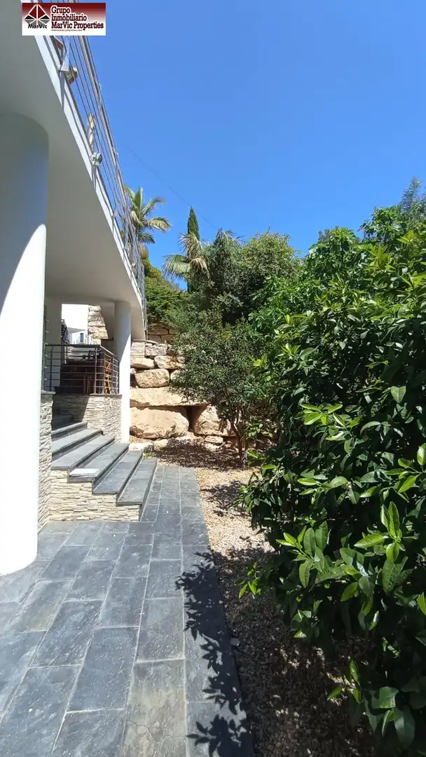 Terraza de Casa o chalet en venta en Altea con Aire acondicionado, Jardín privado y Terraza