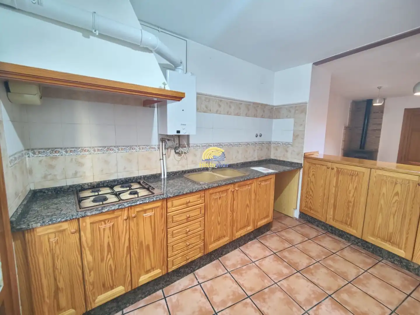 Cuina de Casa o xalet en venda en Sagunto / Sagunt amb Aire condicionat, Terrassa i Balcó