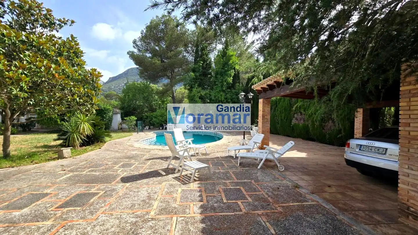 Jardín de Casa o chalet de alquiler en Barx con Jardín privado, Terraza y Piscina