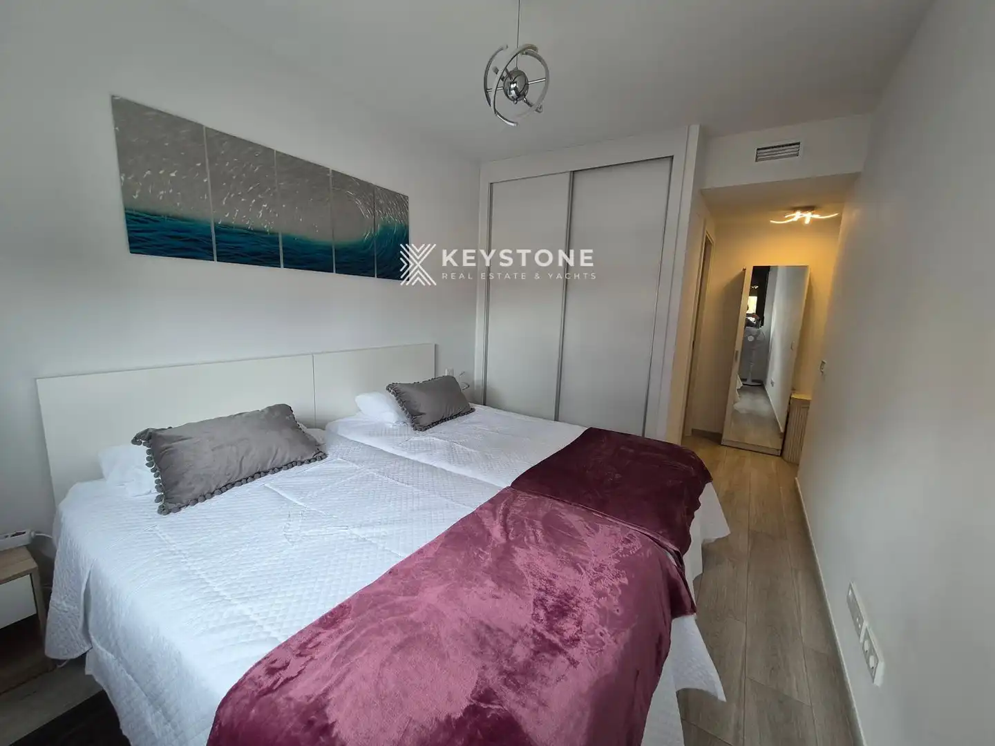 Schlafzimmer von Wohnung zur Miete in Alicante / Alacant mit Klimaanlage, Heizung und Terrasse