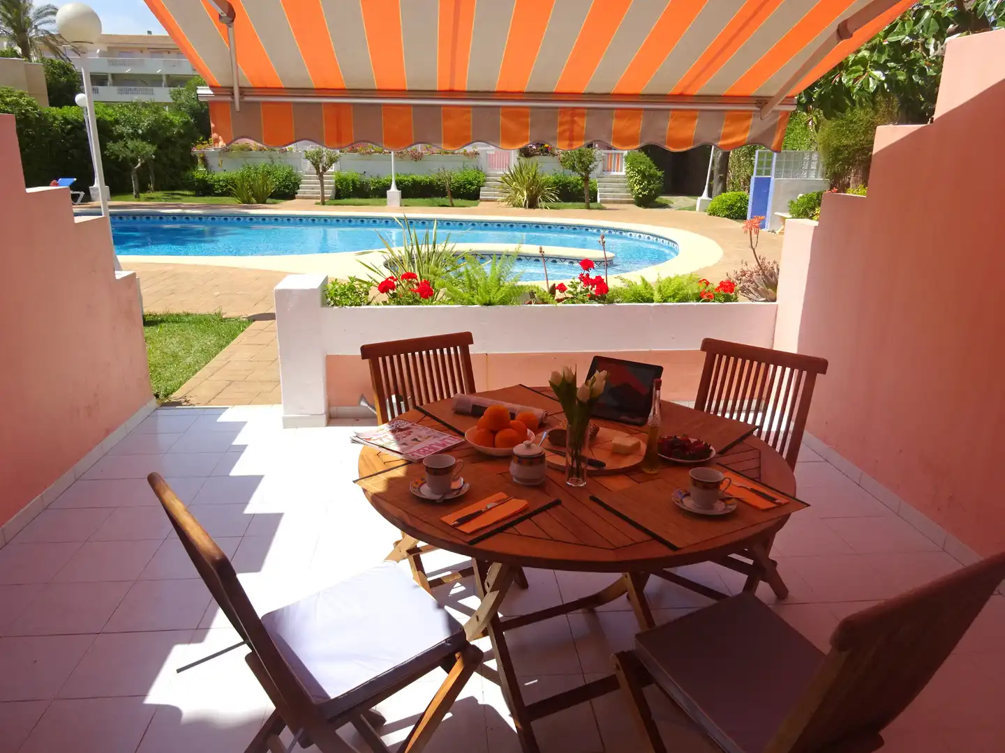 Terrace of Apartments for rent in Dénia  with Air Conditioner, Heating and Terrace