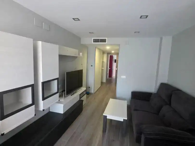 Wohnzimmer von Wohnung zur Miete in Gandia mit Klimaanlage, Schwimmbad und Möbliert