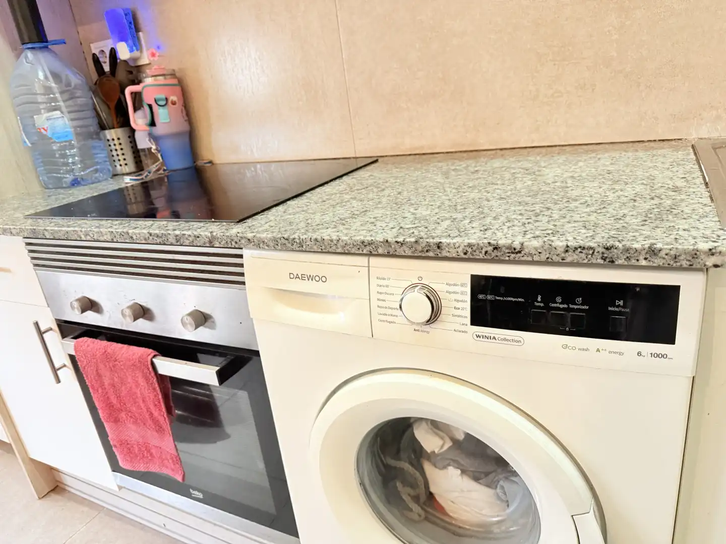 Cocina de Piso en venta en Badalona con Amueblado, Horno y Lavadora
