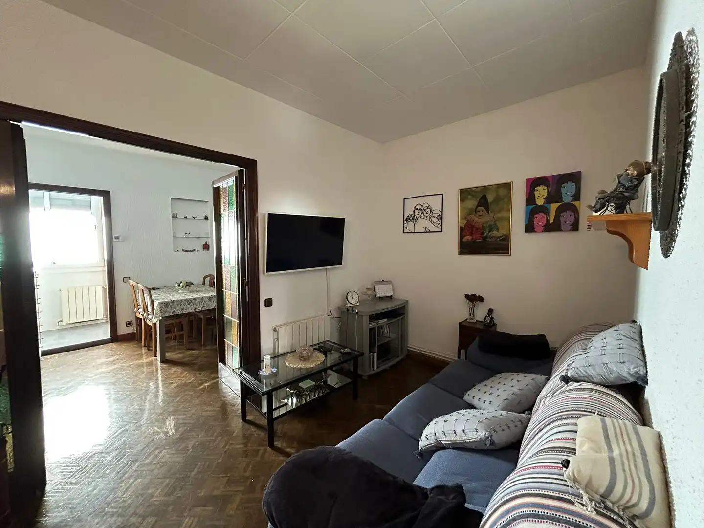 Living room of Flat for sale in L'Hospitalet de Llobregat  with Balcony