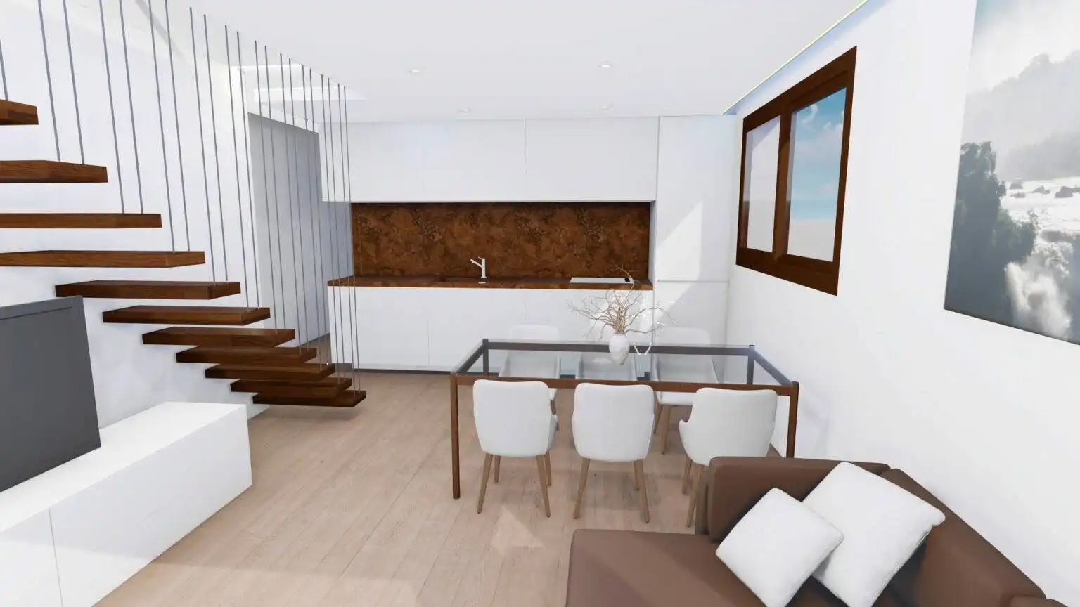 Kitchen of Apartments for sale in Cartagena  with Heating, Terrace and Furnished