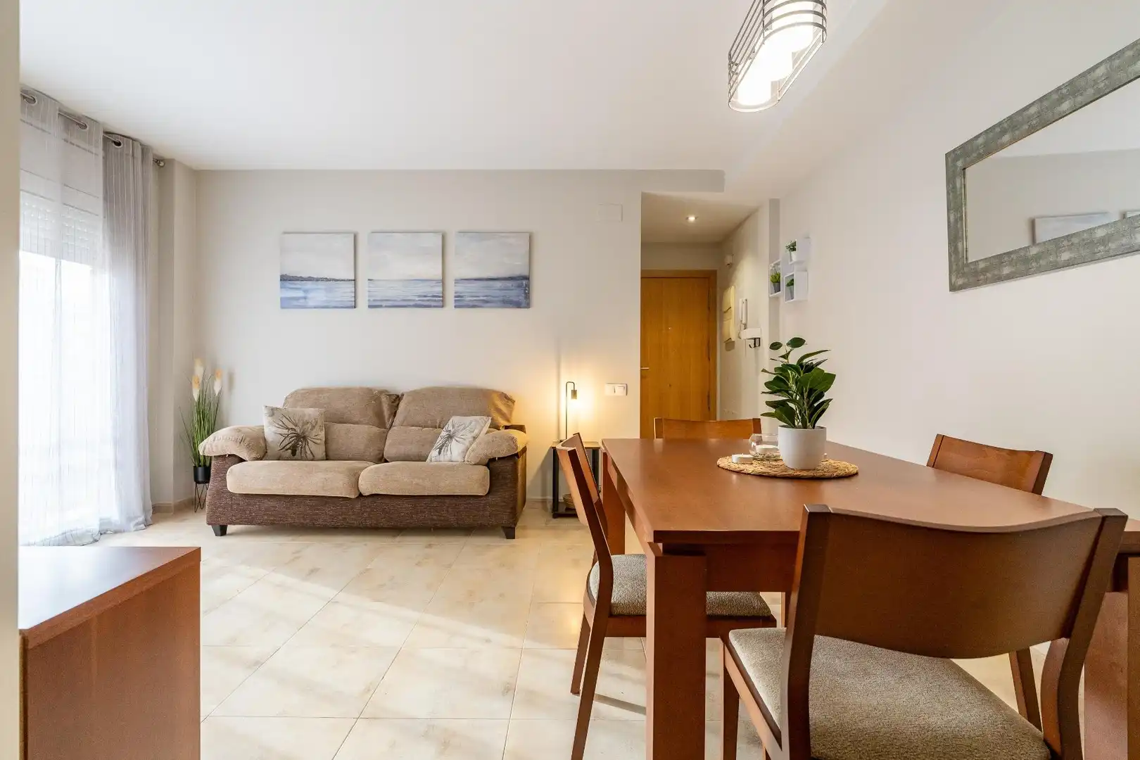 Wohnzimmer von Wohnung zur Miete in Reus mit Möbliert und Balkon