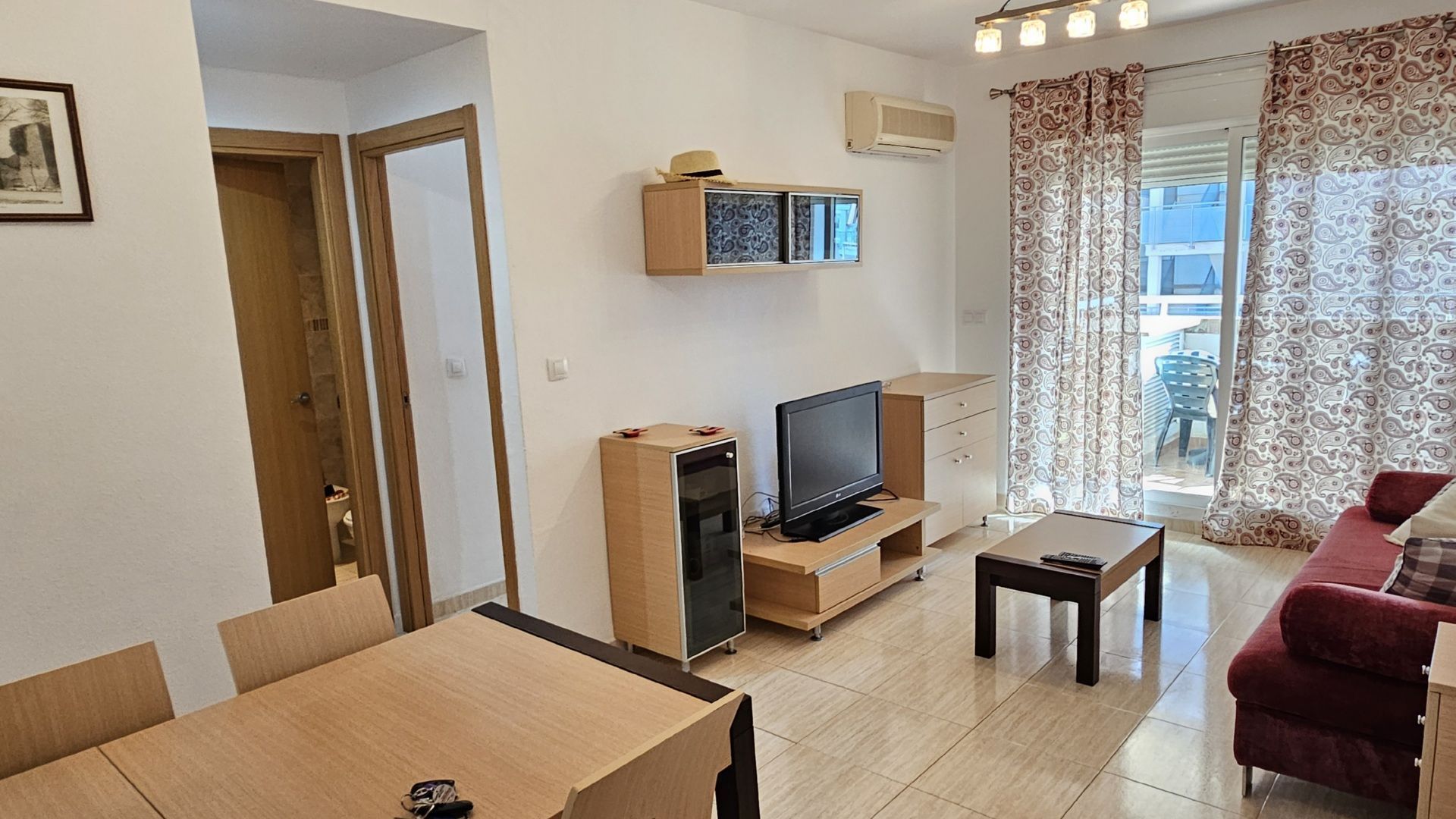 Sala de estar de Apartamento en venta en Oropesa del Mar / Orpesa con Aire acondicionado, Calefacción y Terraza