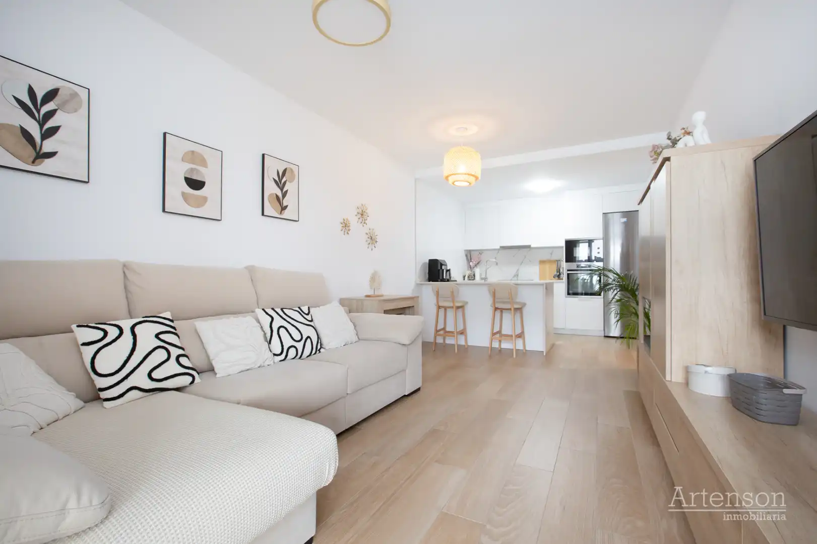 Sala de estar de Piso en venta en Berango con Calefacción, Terraza y Trastero