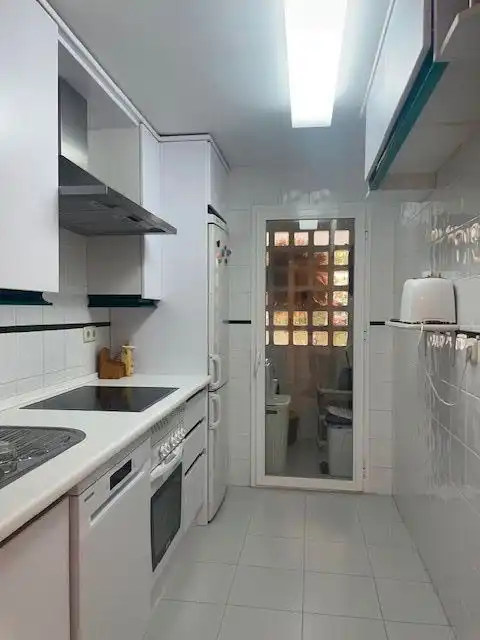 Kitchen of Flat for rent in Marbella  with Air Conditioner, Heating and Private garden