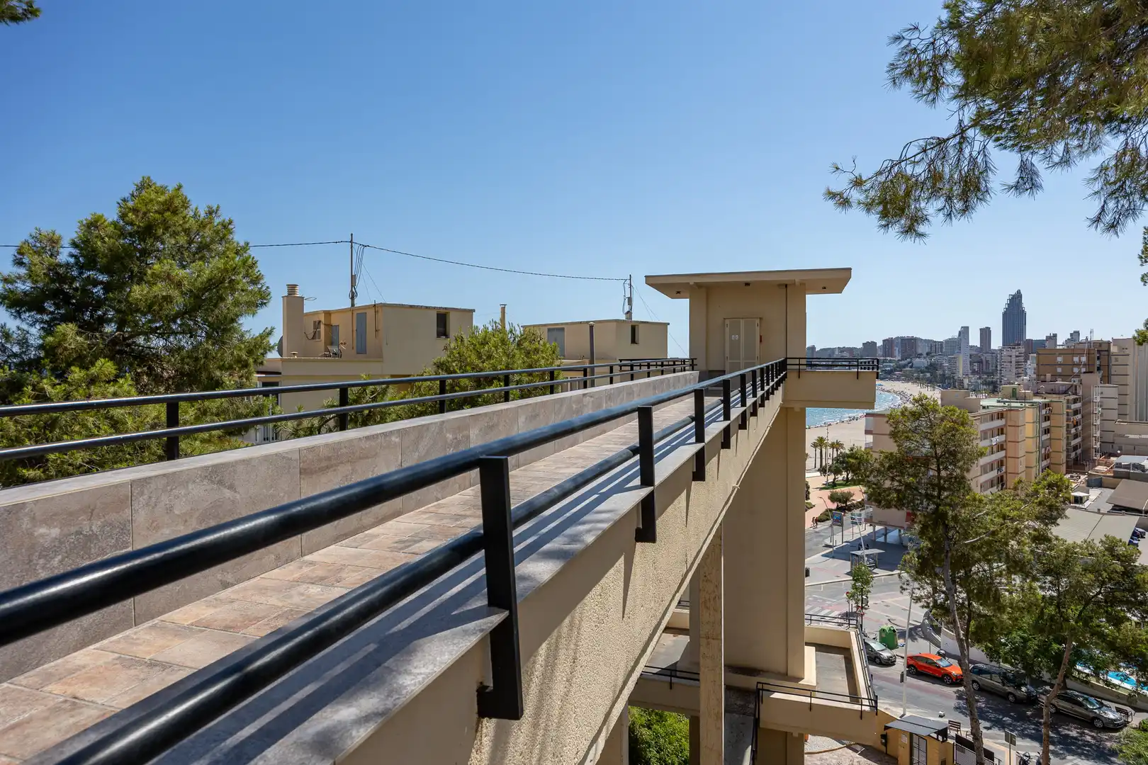 Balcony of Apartments for sale in Benidorm  with Swimming Pool, Furnished and Community pool