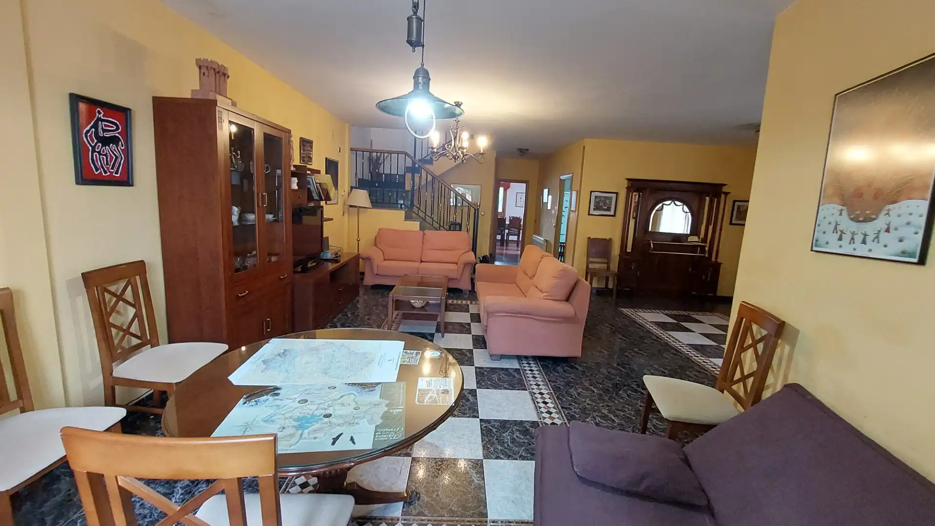 Sala de estar de Casa o chalet en venta en Zarza de Granadilla con Aire acondicionado, Calefacción y Amueblado