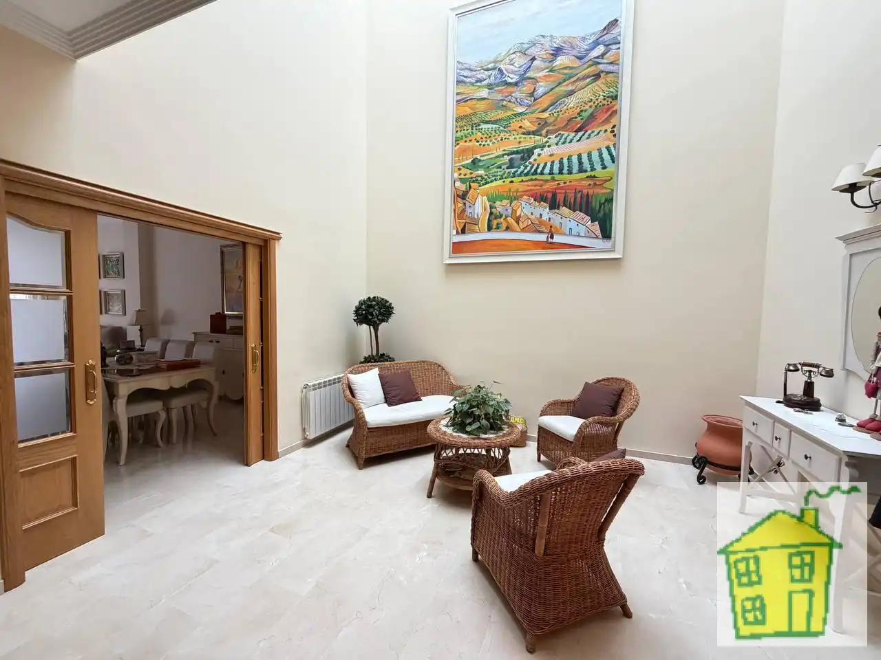 Living room of Houses for sale in Marmolejo  with Air Conditioner, Heating and Private garden