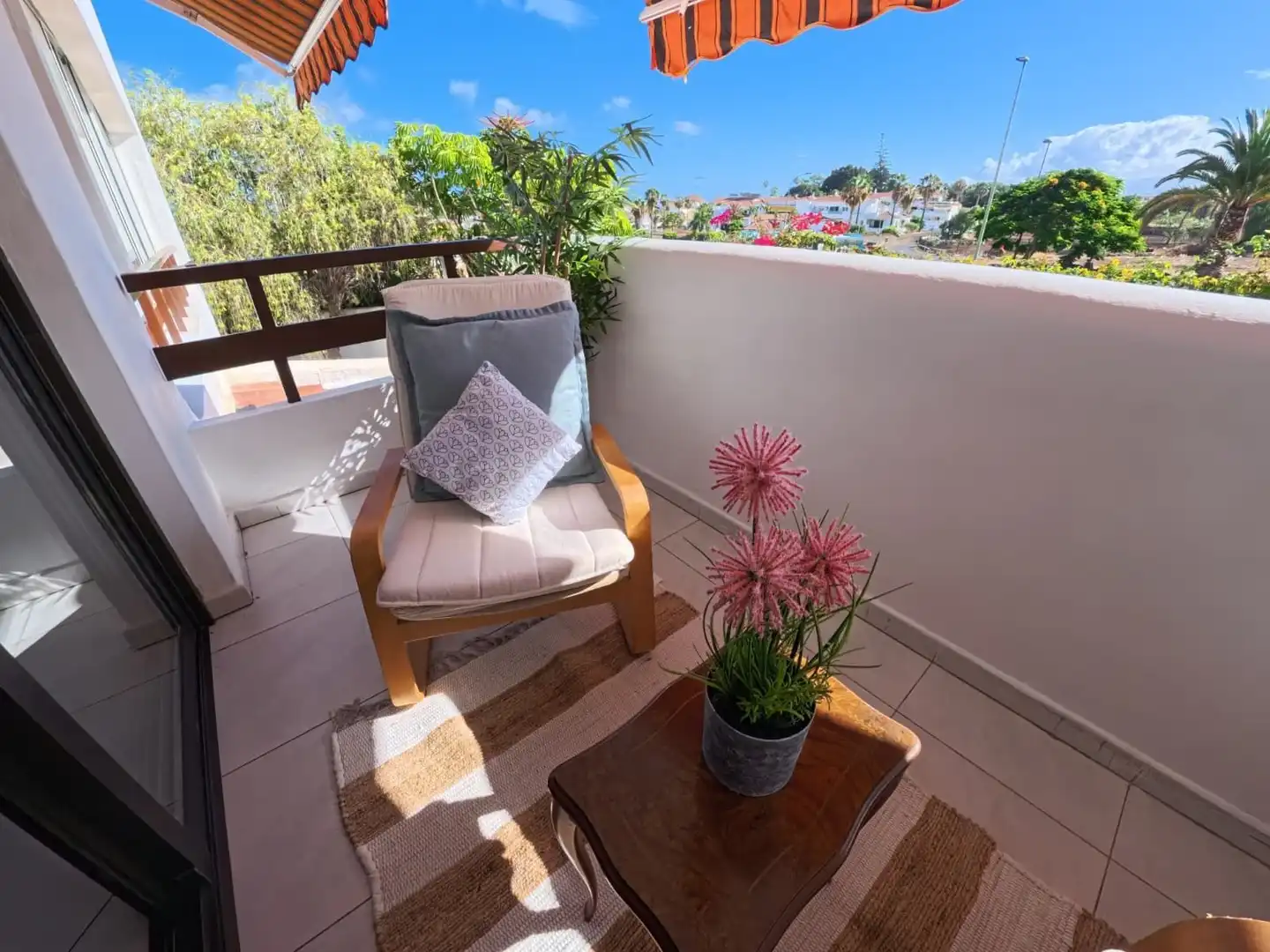Terraza de Apartamento de alquiler en Puerto de la Cruz con Calefacción, Terraza y Trastero