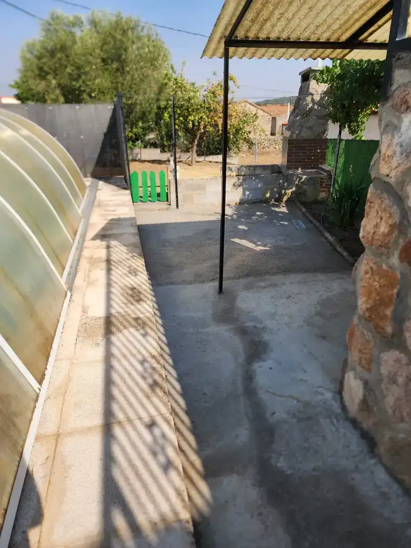 Terraza de Piso en venta en Alfaraz de Sayago con Jardín privado, Piscina y Amueblado