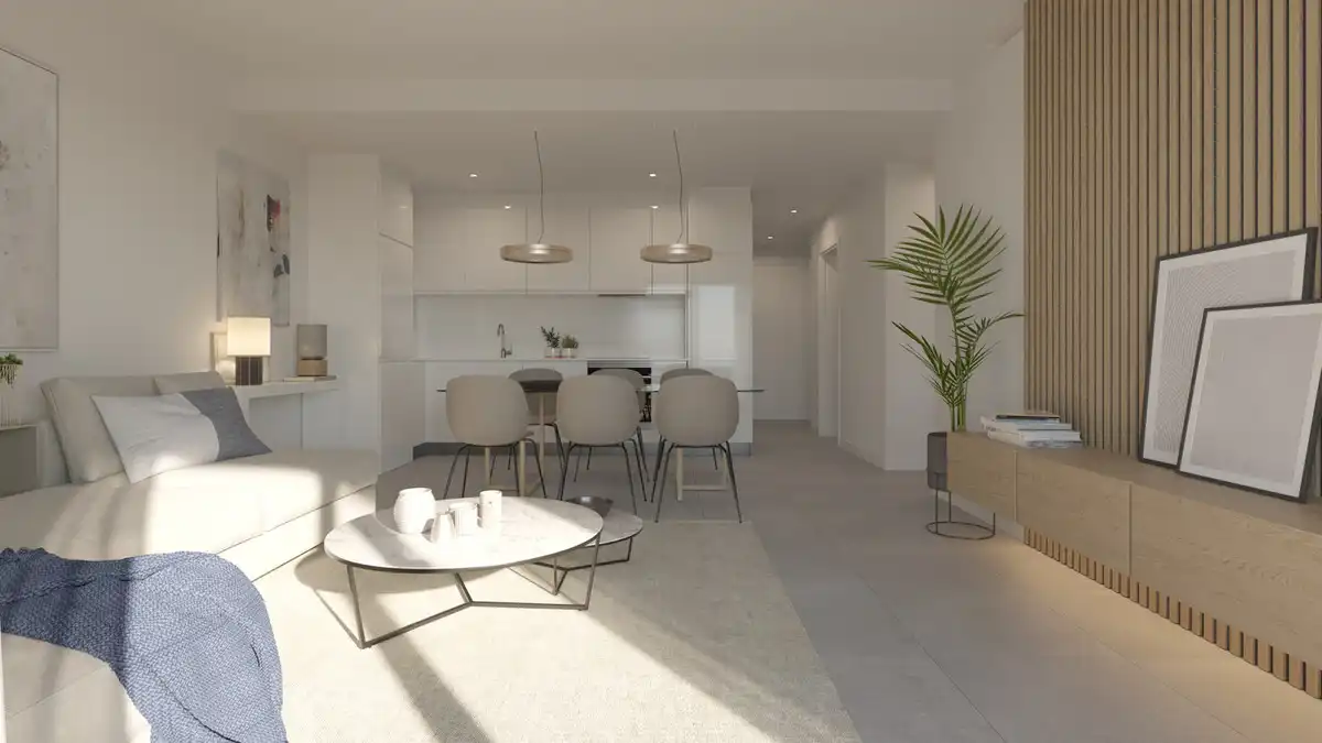 Cocina de Casa adosada en venta en Manilva con Jardín privado, Terraza y Trastero