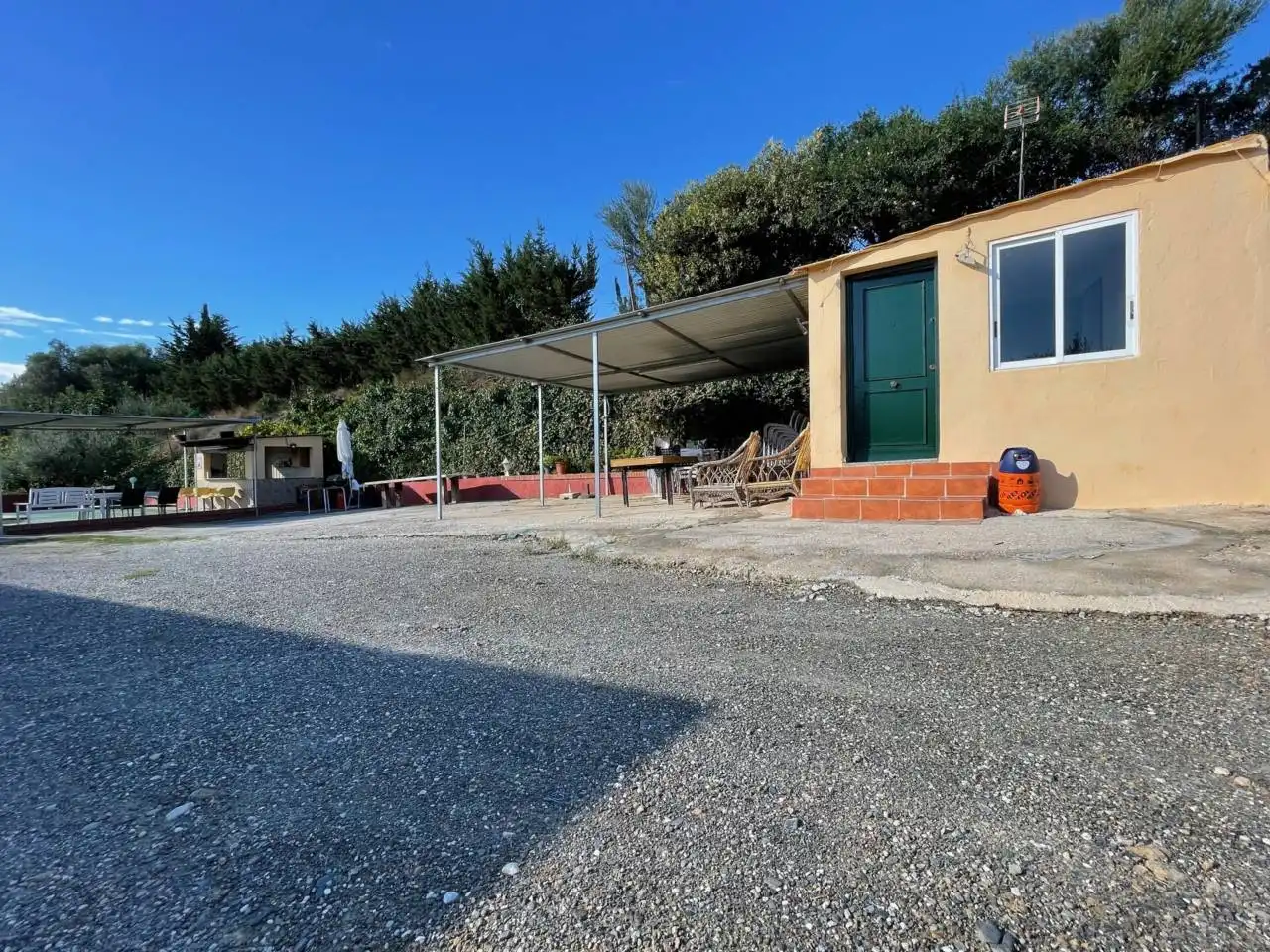 Vista exterior de Finca rústica en venta en Estepona con Jardín privado y Piscina