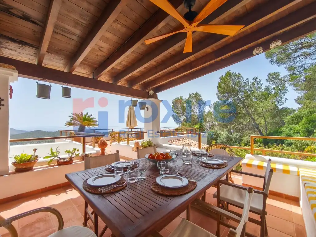 Terrace of Houses for rent in Sant Josep de sa Talaia  with Air Conditioner, Private garden and Terrace