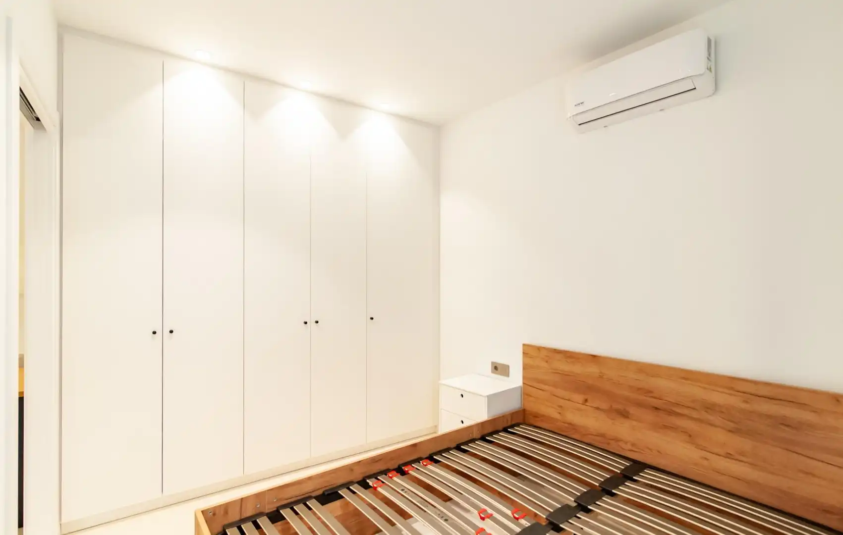 Schlafzimmer von Wohnung zur Miete in Vilafranca del Penedès mit Klimaanlage, Heizung und Möbliert