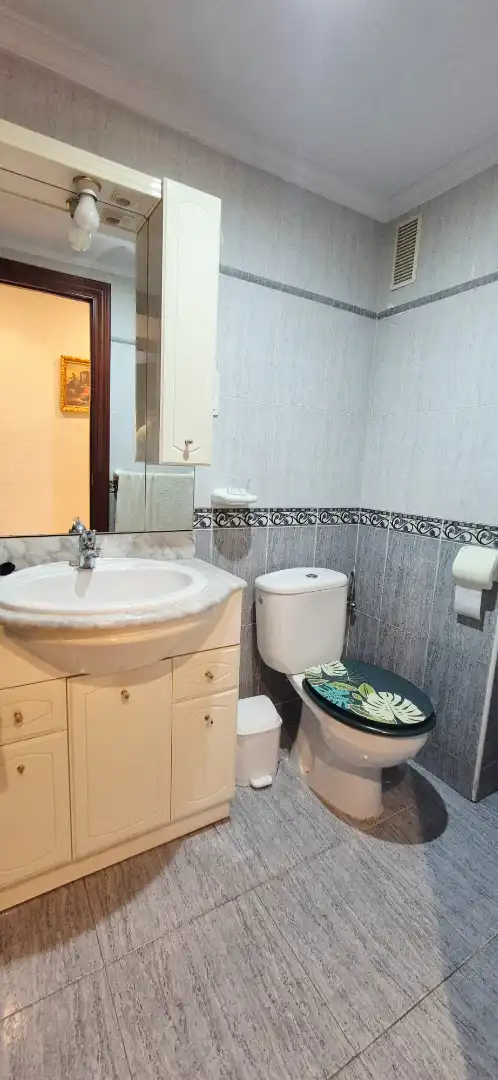 Bathroom of Flat for rent in Granada  with Furnished, Washing machine and Microwave