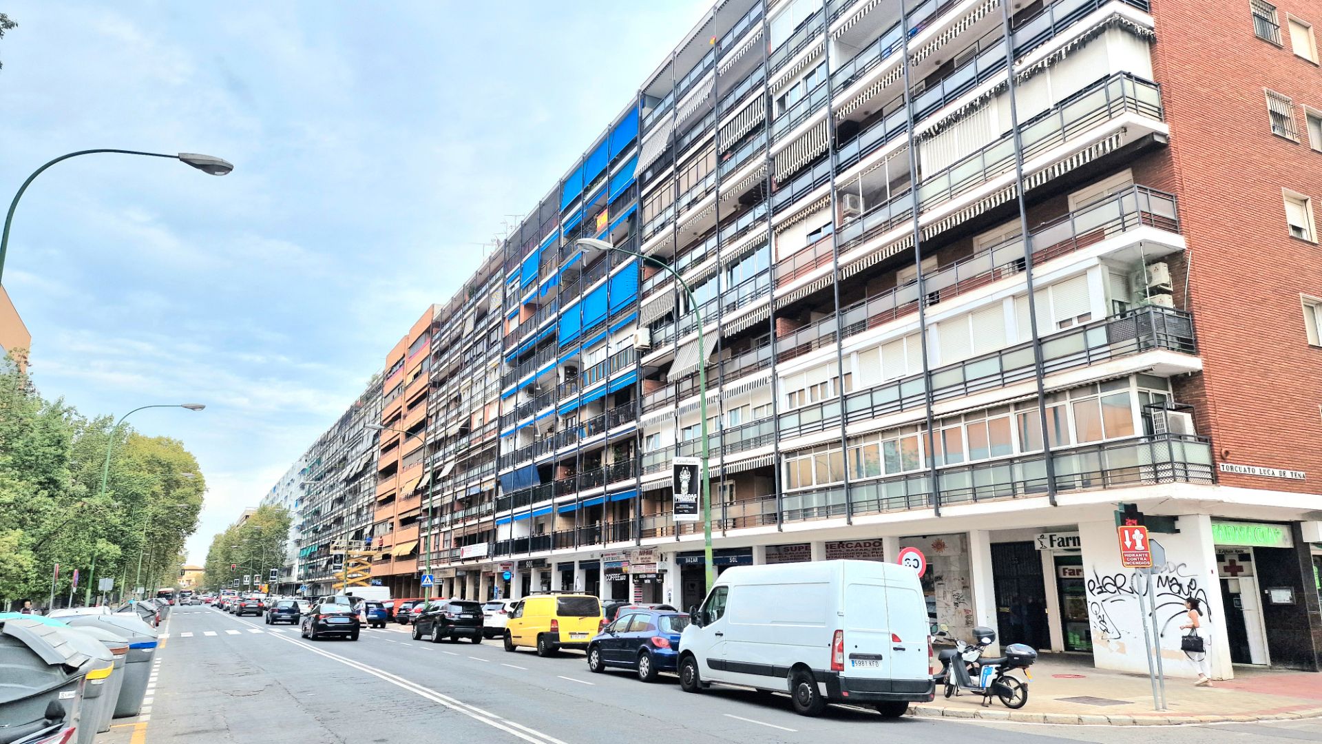 Exterior view of Flat for sale in  Sevilla Capital  with Air Conditioner, Heating and Terrace