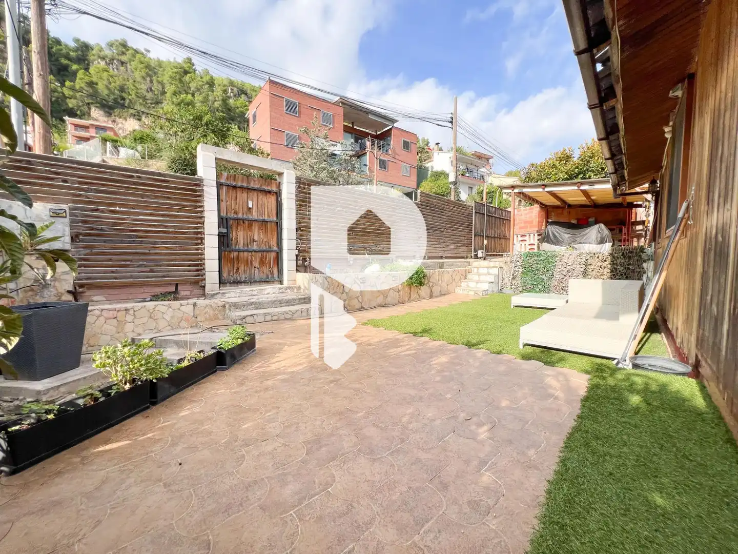 Jardín de Casa o chalet en venta en Vallirana con Aire acondicionado, Calefacción y Jardín privado