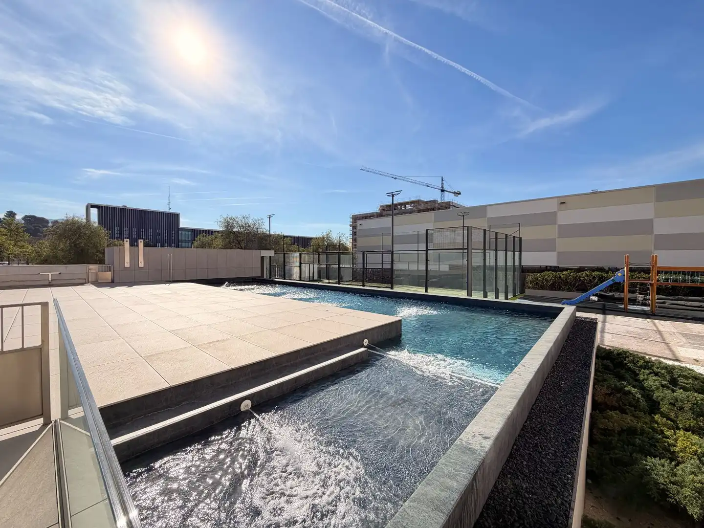 Schwimmbecken von Wohnung zum Verkauf in Tortosa mit Klimaanlage, Heizung und Privatgarten